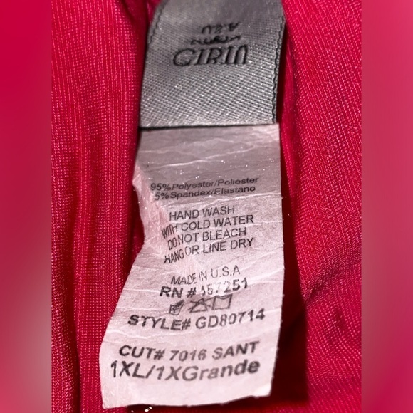 Skye Summer Rainbow‎ Watercolor Maxi Dress Women 1X Boho Beachy Vacation Relax - Picture 4 of 8